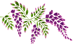 Wisteria Stencil