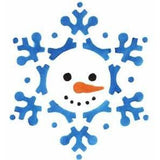 Snowflake Snowman Wall Stencil