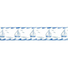 Sail Away Border Stencil