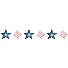 Stars and Stripes Border Stencil